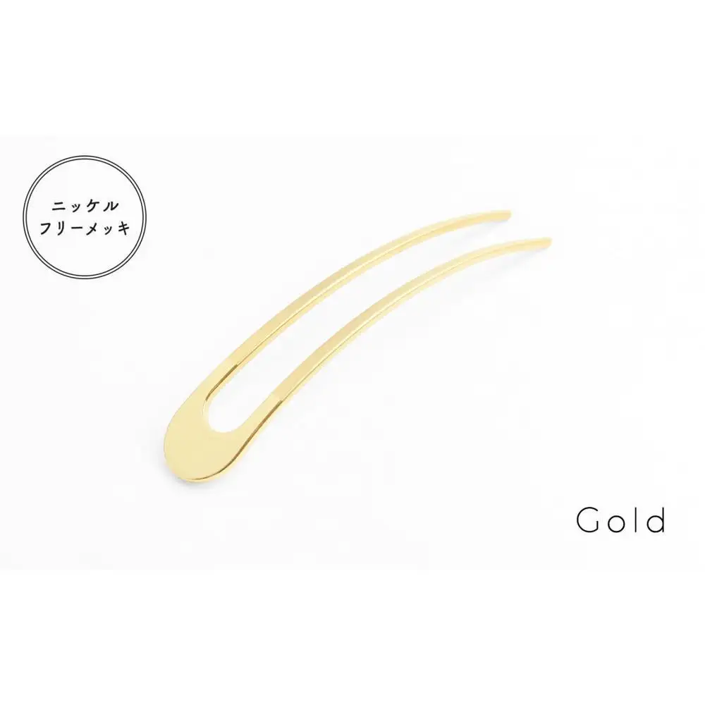 【女性のアイデア×職人技】ステンレス製かんざし「canon/Gold」