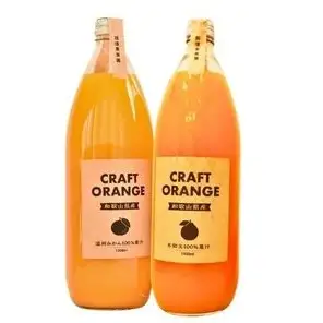 みかんジュース & 不知火ジュース CRAFT ORANGE 100％果汁 各種1本 / 早生みかん 早生 ミカン 柑橘 不知火 ジュース deuce じゅーす フルーツ 果物 紀州産 和歌山県【kjt014】