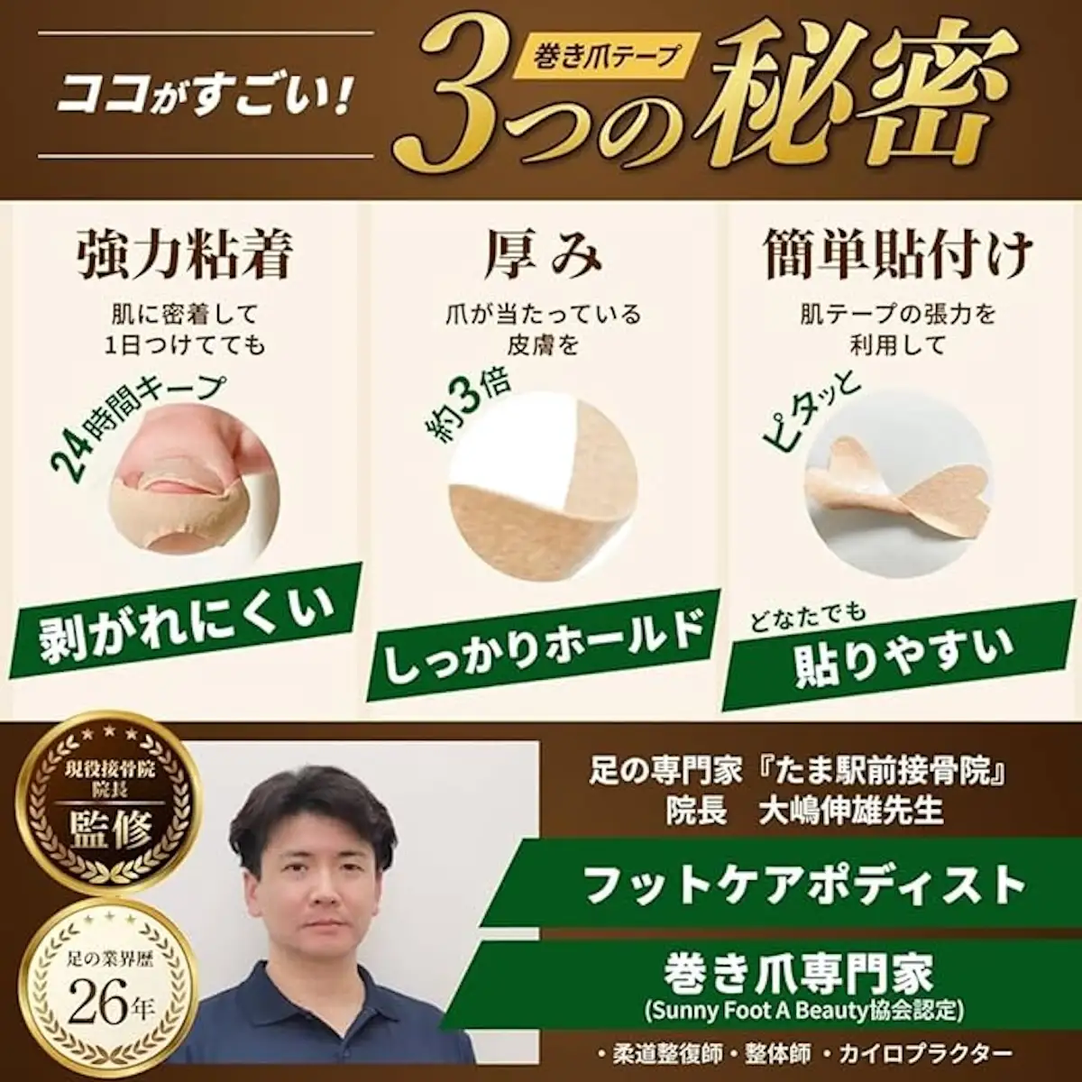 巻き爪テープ [1358]