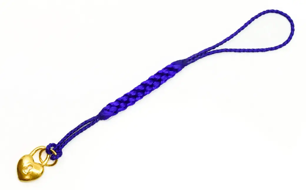 純金製(Ｋ２４) ハートロック根付 ALPBK185