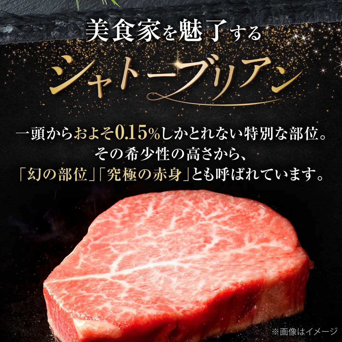 博多和牛 シャトーブリアン ブロック 1kg [VFD048]