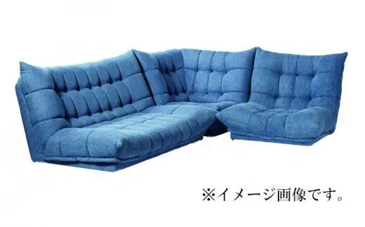 コーナーソファ　BEL脚無　CODEMデニム_56-227-1