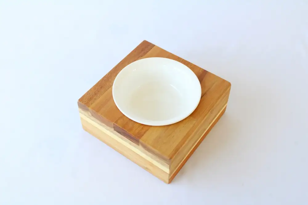 ペット用フードスタンド 1つ用 陶器のボウル付き【sugg004-1】