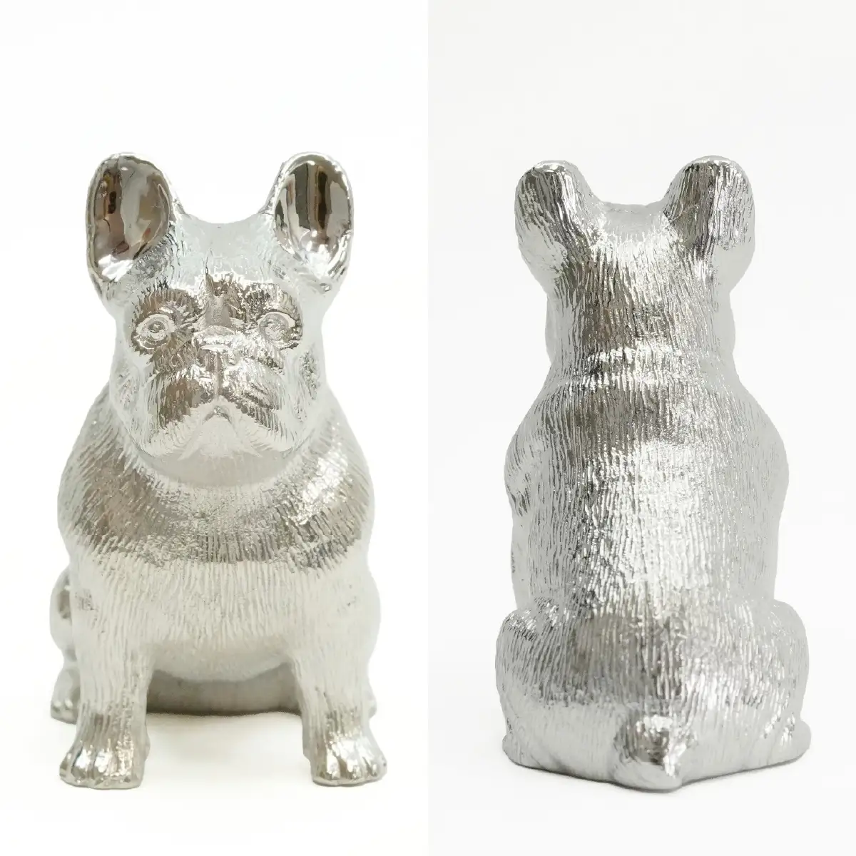 銀製(シルバー925) 『フレンチブルドッグ』おすわりオブジェ ALPER118