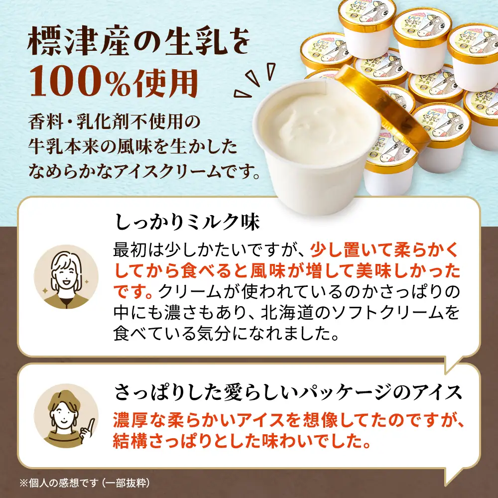 しべつ牛乳アイス24個 北海道 アイスクリーム 無添加 詰め合わせ【配送不可地域：離島】【AE023】