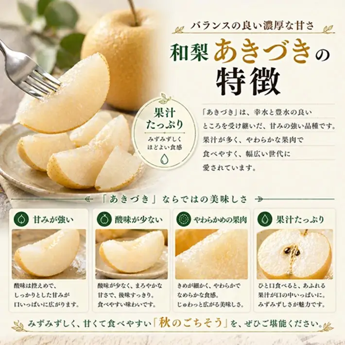 SA2990　刈屋梨　あきづき　約3kg(6～10玉入)