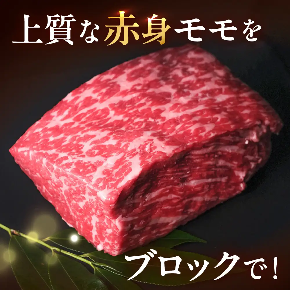 博多和牛 牛肉 赤身 モモ ブロック 500g [BGBY016] 和牛 モモブロック