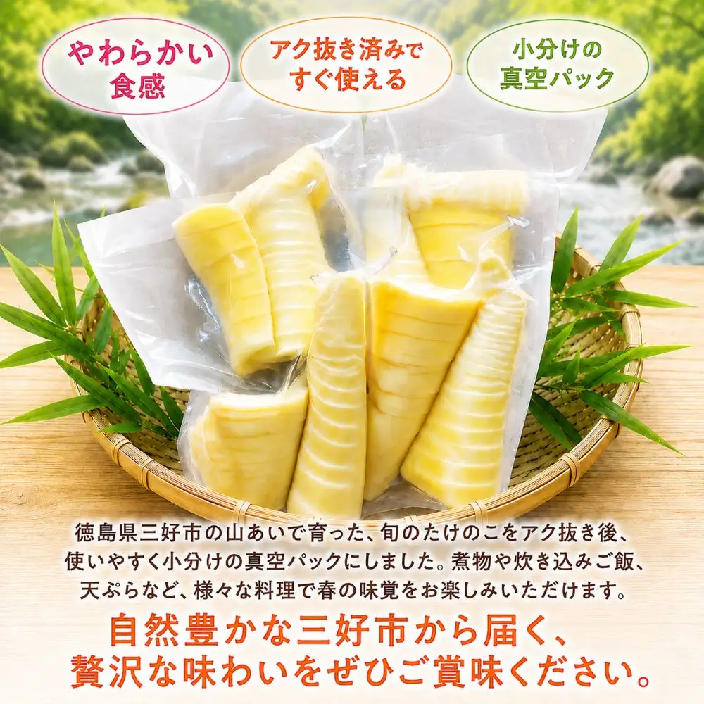 たけのこ 約 1kg 水煮 250g ~ 300g × 4パック 【 たけのこ 】