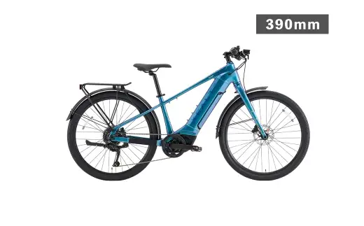 【 size390mm 】 パナソニック XEALT S5 電動アシスト 自転車 レーザーブルー × 1台 【 完全組立配送 】 e-BIKE バッテリー トルク ディスクブレーキ タイヤ フレーム 液晶ディスプレイ 自転車 電動アシスト自転車 電動自転車 通勤 通学 タフ アウトドア アルミフェンダー アルミリアキャリア