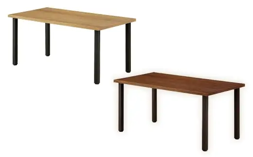 【 ナチュラル 】 異素材ミックスのダイニングテーブル 幅150cm 家具 インテリア デザイン リビング ダイニングテーブル テーブル チェア 重量感 アイアン エルム材