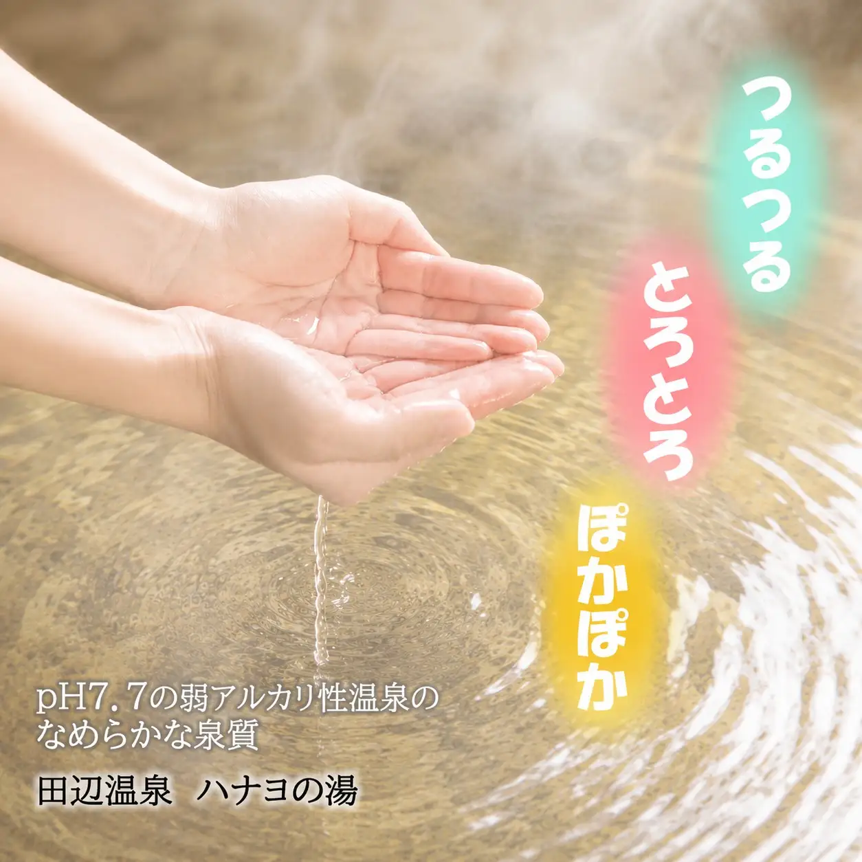  田辺温泉ハナヨの湯　温泉水10L  ※飲用ではございません。 【hny001】