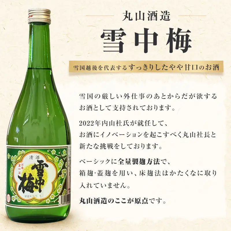 上越市 日本酒 ご当地 3本 飲み比べ セット 雪中梅 能鷹 なかべに 新潟 新潟県 上越 地酒 セット お酒送料無料