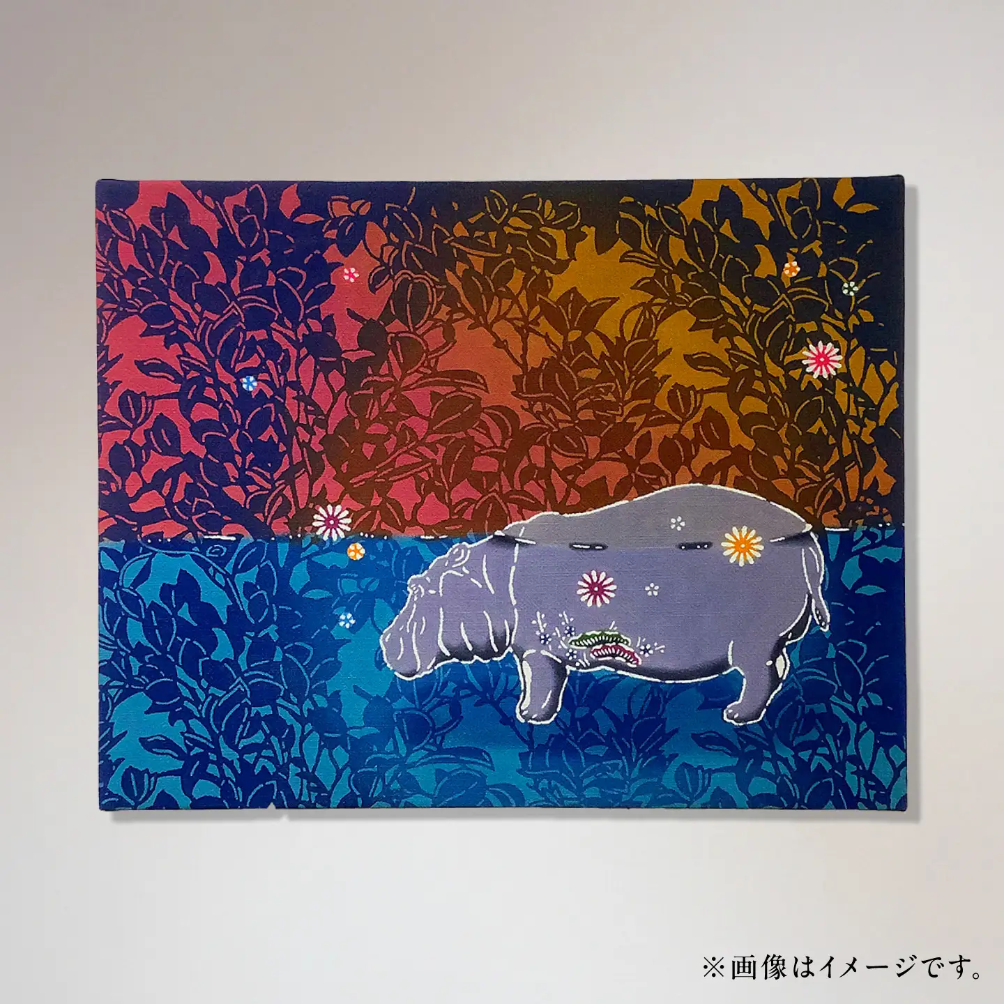 紅型パネル「ひぽぽたます」/ somekoubou haruiro 壁掛け インテリア アート 額縁 伝統工芸 沖縄市 / コザ工芸館ふんどぅ[BCAU029]