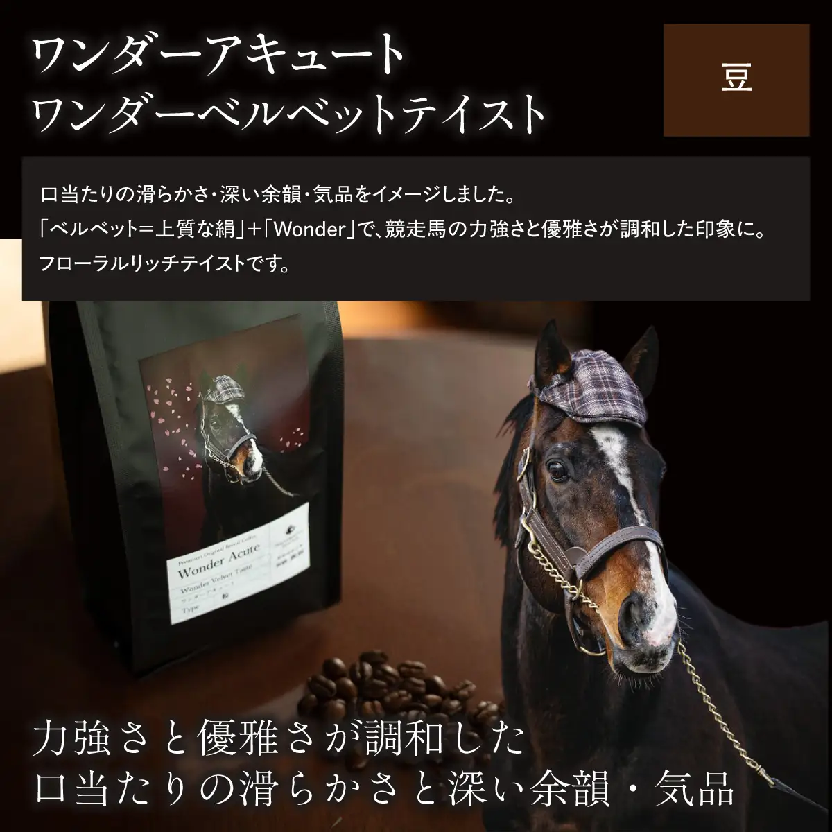 【ワンダーアキュート】「豆」オリジナルコーヒー　函館美鈴コーヒーコラボ BRTV214-2