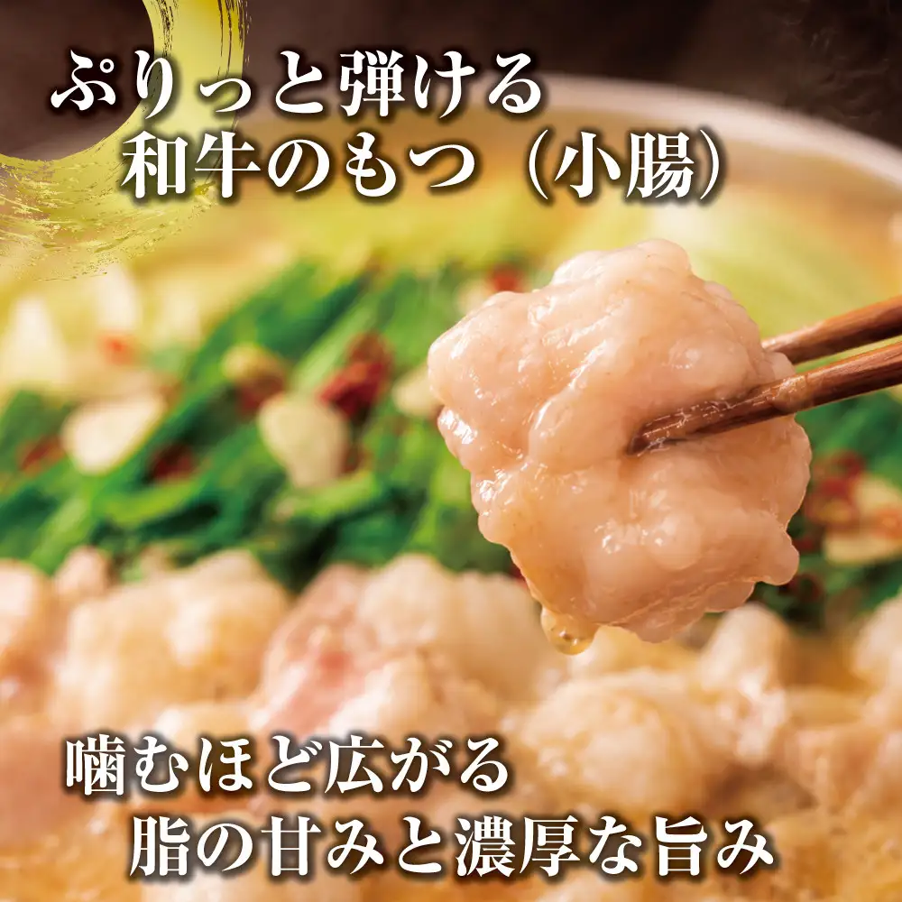 博多もつ鍋　小腸セット・みそ味（3~4人前）