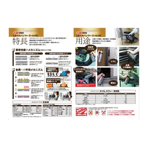 LSベルハンマーゴールド 原液ボトル 300ml ベルハンマー バイク メンテナンス 工具 潤滑油 LSベルハンマー ゴールド 1本 スズキ機工 