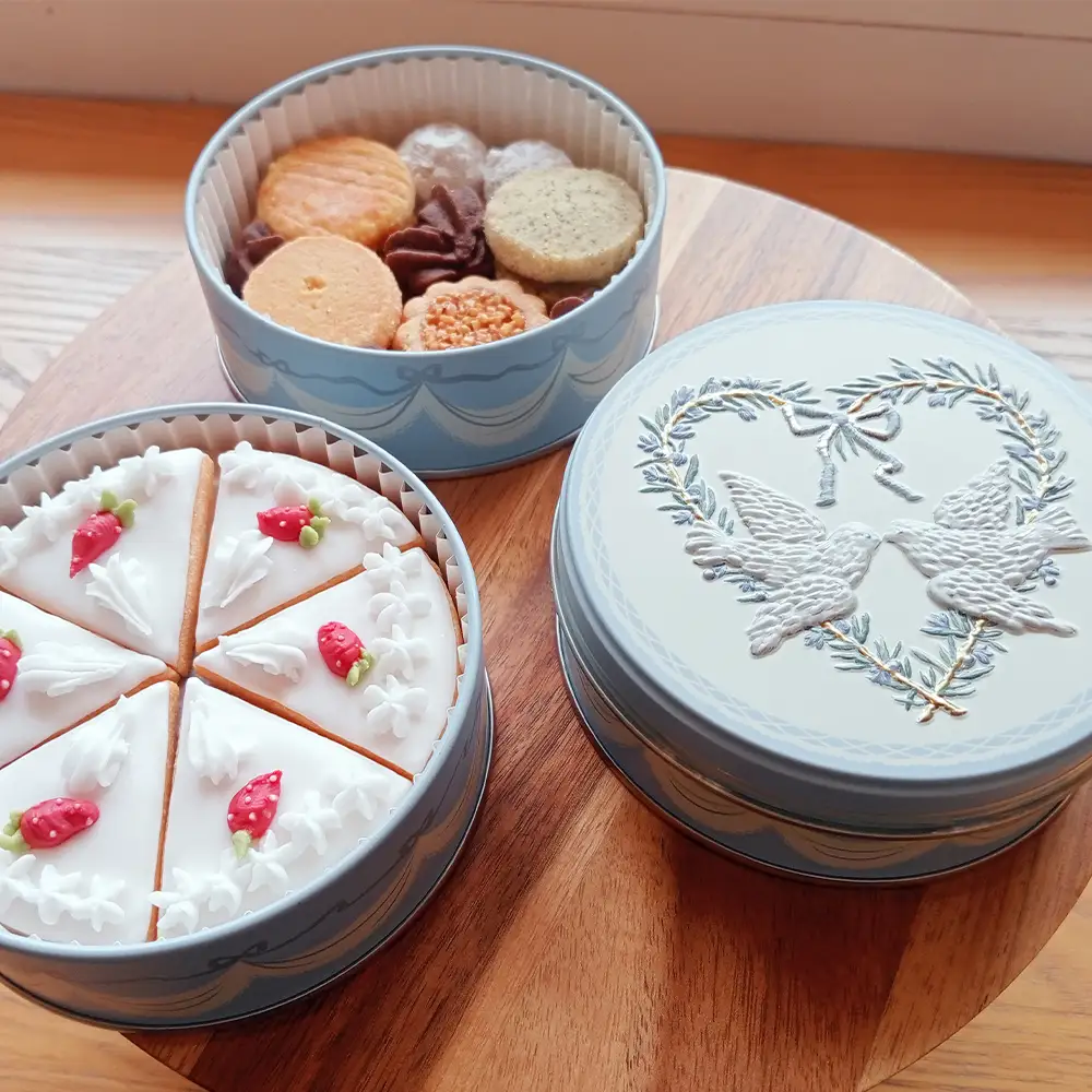 クッキーケーキ缶 | アイシングクッキー クッキー 焼菓子 プレゼント 贈り物 ギフト 手作り 誕生日 母の日 お菓子 クッキー缶 贈答用 菓子工房 くるみの森 那須町 栃木県〔P-441〕