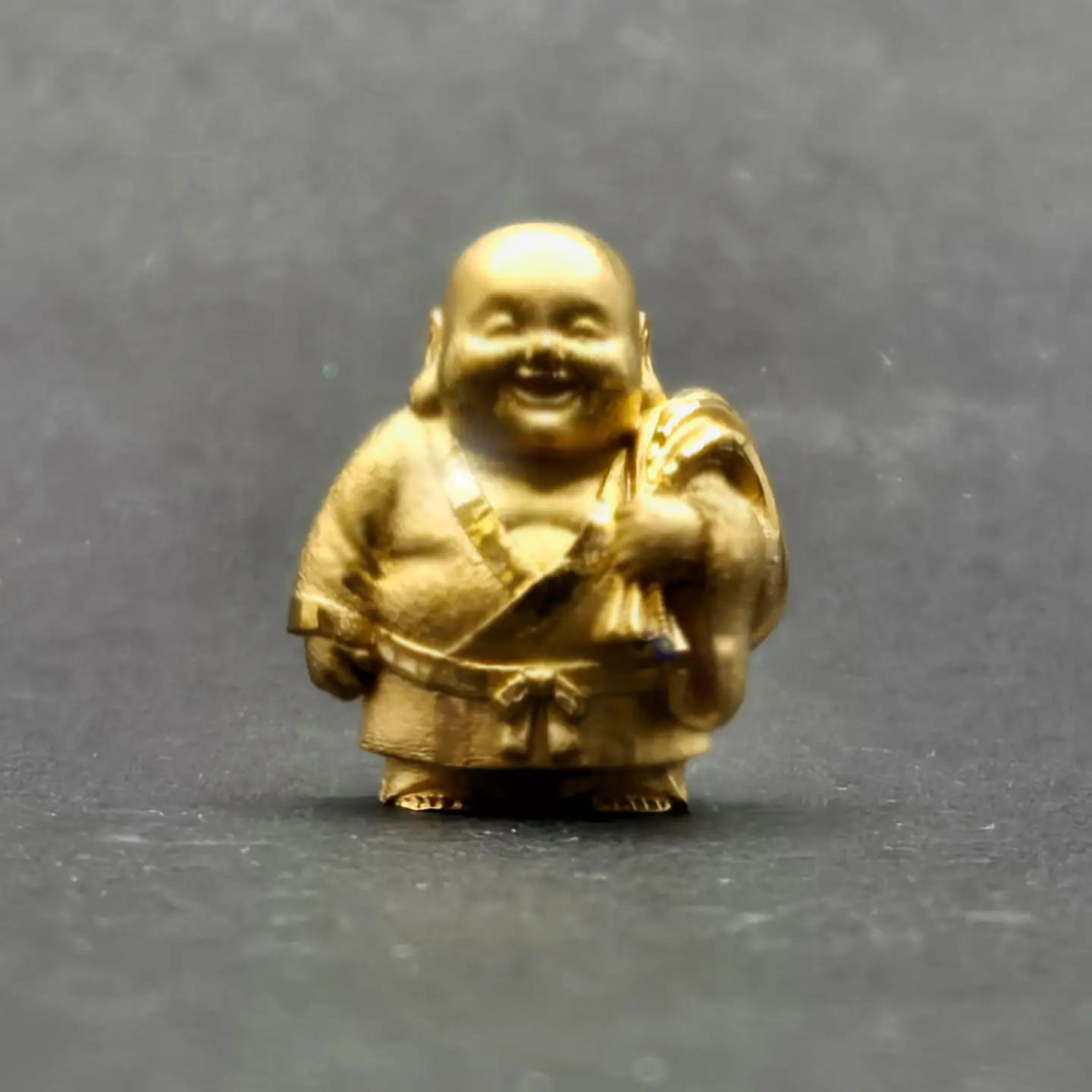 【造幣局ホールマーク入り】【純金】毘沙門天　小 8~9g　【甲斐石和温泉七福神】　252-021