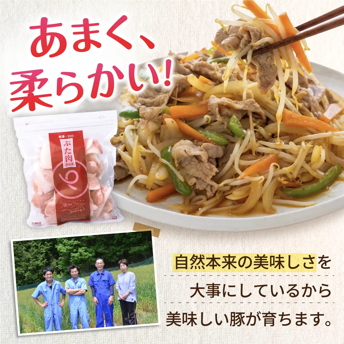 豚肉 こま切れ 計840g《バラ凍結》藤井ファーム[AWAF086]豚こま
