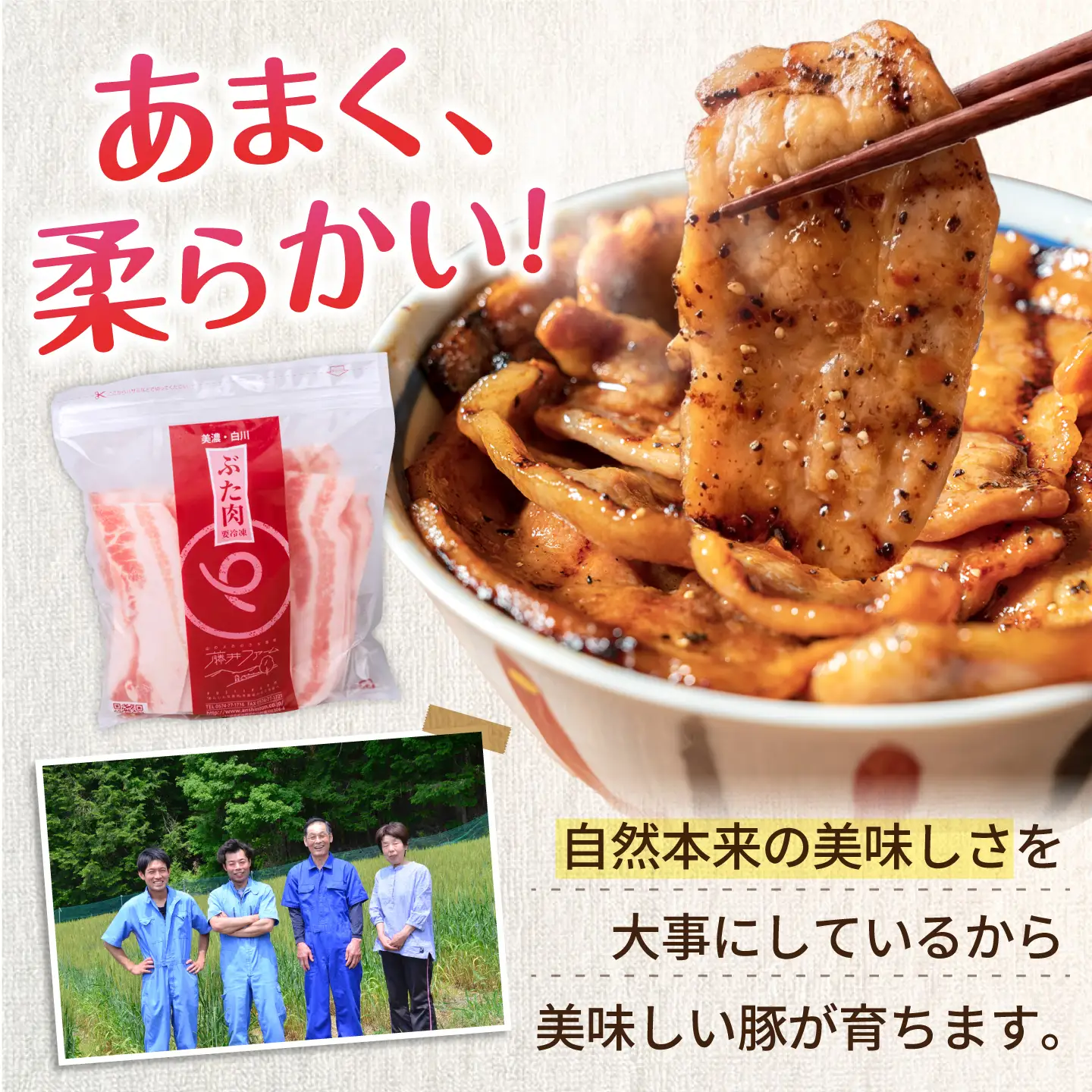 豚肉 バラ薄切り 計840g《バラ凍結》藤井ファーム[AWAF088]豚バラ