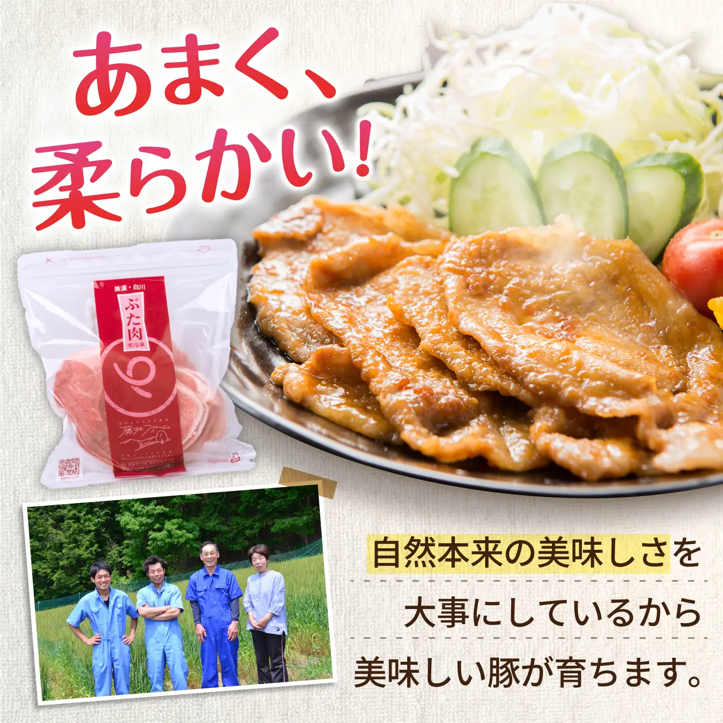 豚肉 モモスライス 計840g《バラ凍結》藤井ファーム[AWAF089]豚もも肉