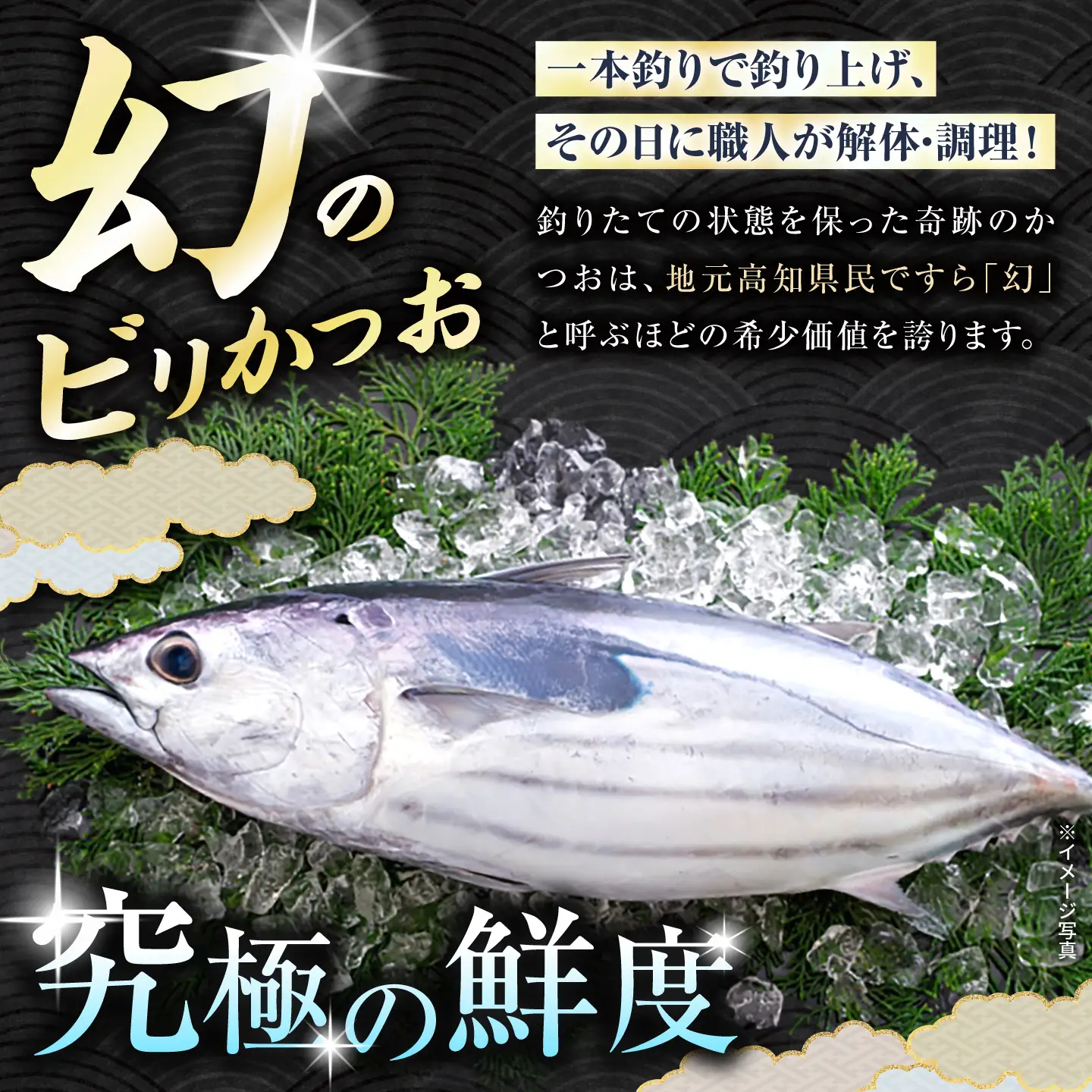 切れているビリかつお 約1kg（約170g×6パック） / 冷凍 カット済みカツオ【有限会社ゆず庵】[ATHM006]