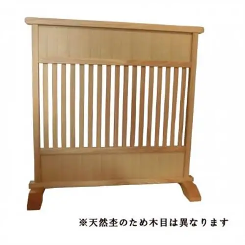 土肥家具工芸の衝立　格子90タイプ　ナチュラル　天然木　無垢材のインテリア家具【1707903】