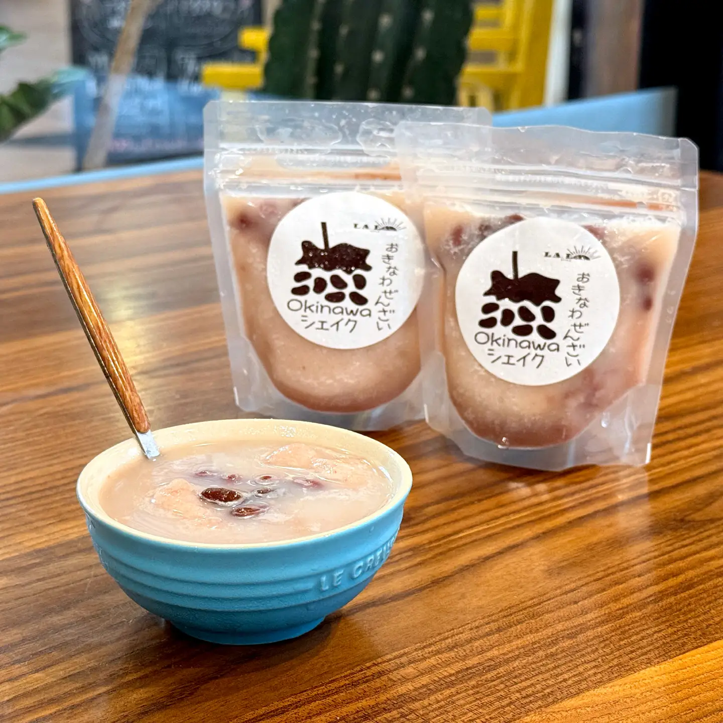 沖縄ぜんざいシェイク (5個入り) スイーツ デザート 冷凍 お取り寄せ ご当地 / LA.LA. STYLE Cafe[BCEV002]