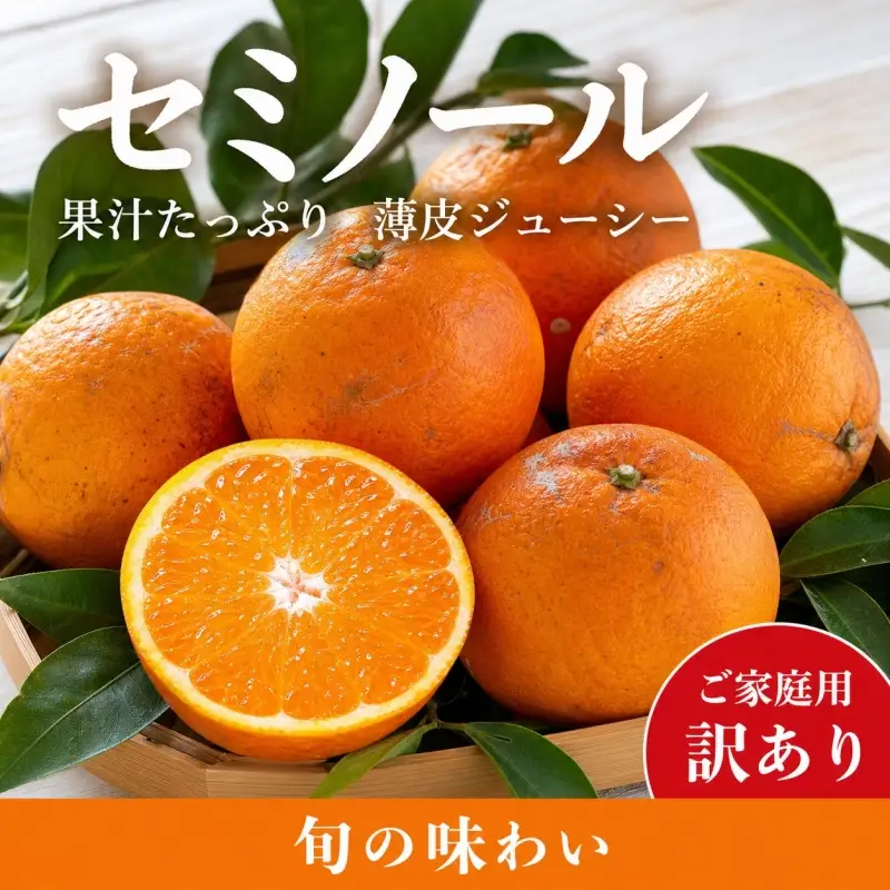 【ご家庭用訳あり】ジューシー柑橘　セミノールオレンジ　5kg【5月上旬～5月下旬に順次発送予定】【uot870】