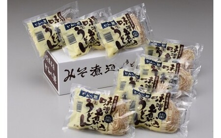 かわべ麺 生みそ煮込みうどん 8袋 合計16食入り 味噌煮込み うどん