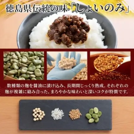 しょいのみ うま実 55g×4箱 醤油の実 調味料 おかず 発酵食品 徳島県 東みよし町【1740192】