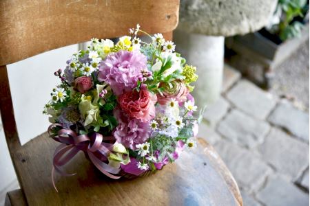 ~定期便~季節華やかフラワーアレンジメント　花　はな　定期便　毎月　季節　6ヶ月　6カ月　アレンジメント　おしゃれ　オシャレ　インテリア
