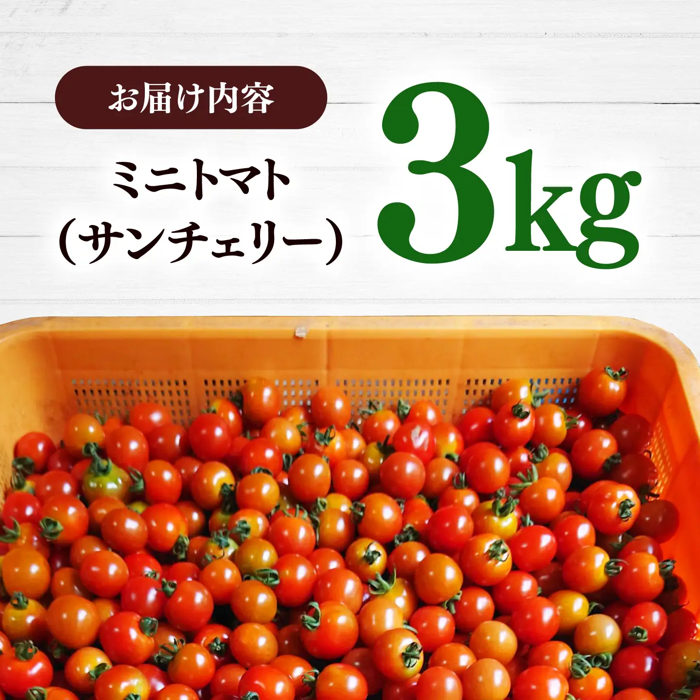 【甘みと酸味の黄金比】 ミニトマト 3kg 《対馬市》【みのり農園】 野菜 とまと[WDC003]