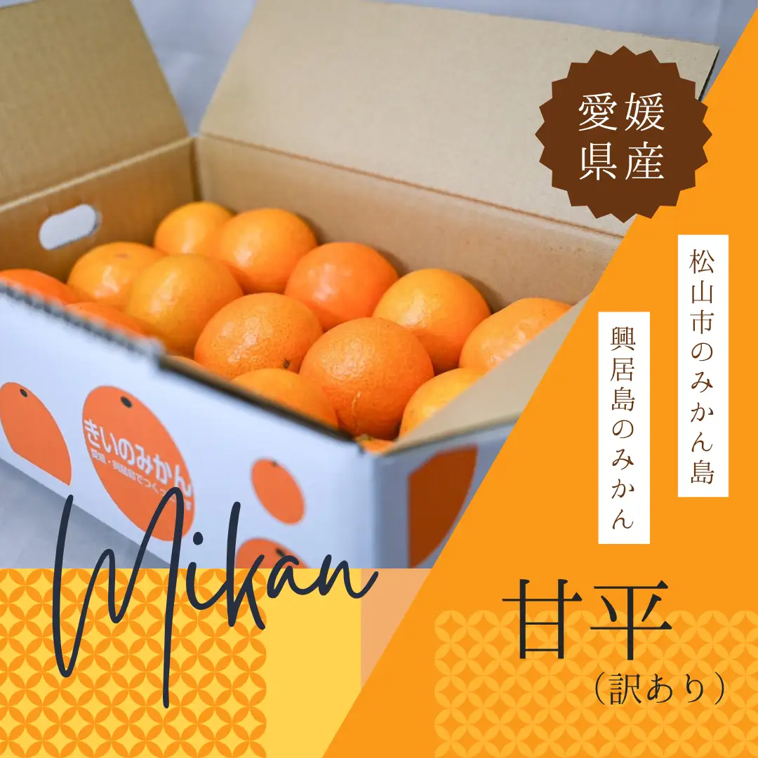 【2027年2月中旬頃から順次発送】訳あり 甘平 約 2.5kg | かんぺい みかん ブランド 柑橘 フルーツ 果物 蜜柑 愛媛三大柑橘（ 紅まどんな せとか 甘平 ） 愛媛 松山【HNT020】