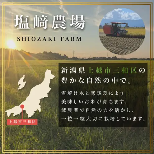 【先行予約 11月より順次出荷】塩崎農場 にじのきらめき 精米 にじのきらめき 5kg