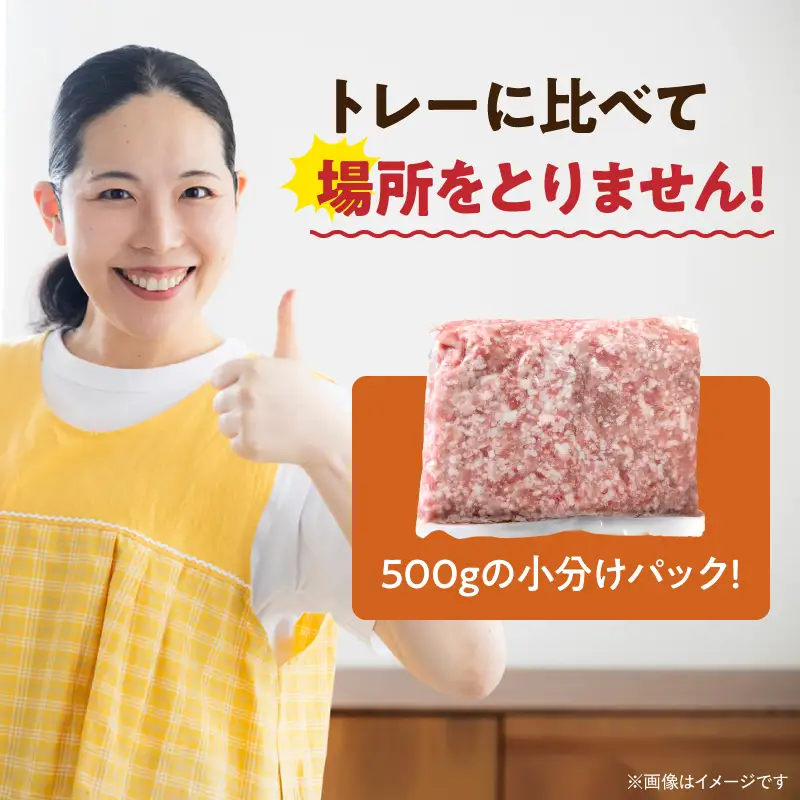 【 全3回 定期便 】鹿児島県産 豚肉ミンチ 3.0kg（500×6パック） KN179-T03 肉 豚