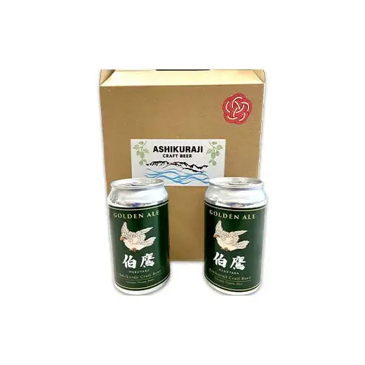 ASHIKURAJI Craft Beer 伯鷹（はくたか）缶 350ml（3本セット）クラフトビール お酒 富山県 立山 芦峅寺 F6T-709