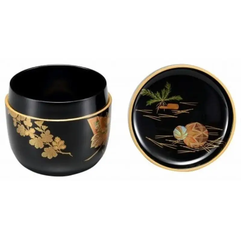 輪島塗　大棗（五節句蒔絵） wa013 塗　棗　茶　漆器　漆器