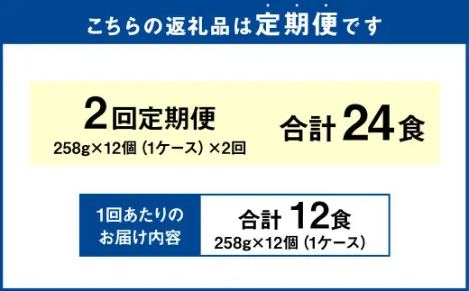 【2回定期便】 でっかいやきそば弁当 258g×12個（1ケース） やきそば 焼きそば 特盛 増量 中華スープ付き お取り寄せ