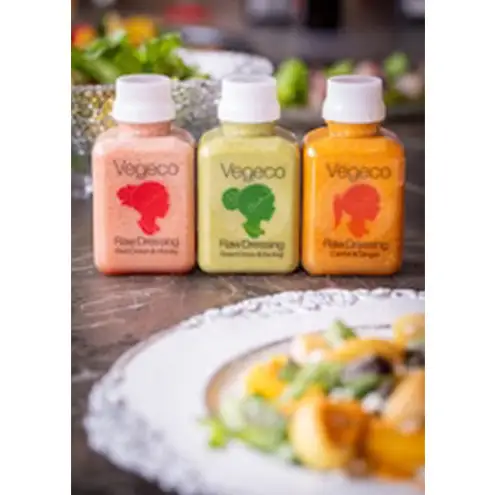 ドレッシング Vegeco飲みたくなる生ドレッシング(人参と生姜・赤玉ねぎと蜂蜜・青葱と塩麹 180ml×各2本) 福岡市内製造