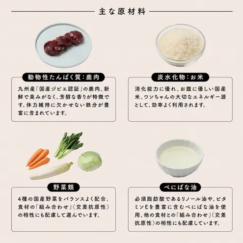 【福岡市】成犬用総合栄養食 食物アレルギーに配慮した 手づくりごはん UFUFU FOOD レトルト 鹿肉とお米4パック 犬用 いぬ