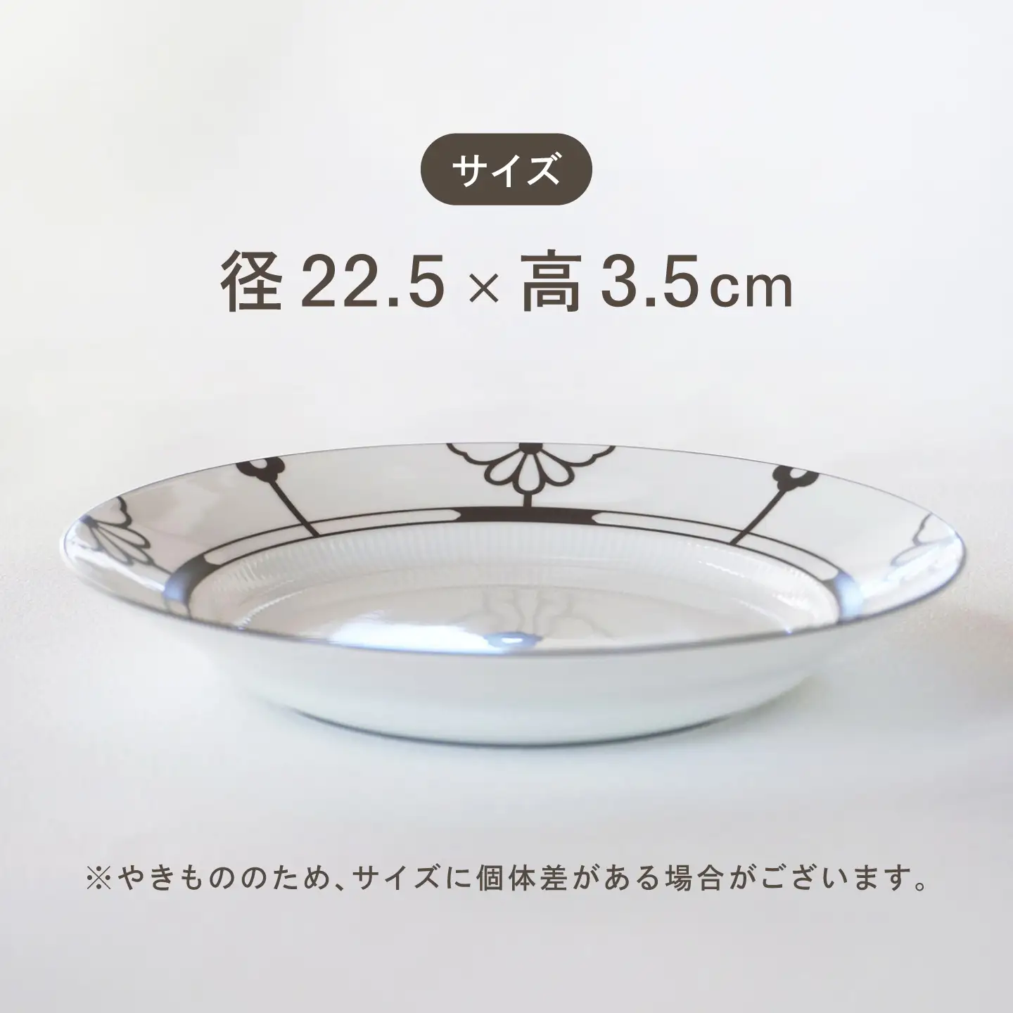 【有田焼】MIYABI 22.5cmプレート / 有田焼 プレート 皿 食器 ギフト / 佐賀県 / 株式会社香蘭社[41APAC009]
