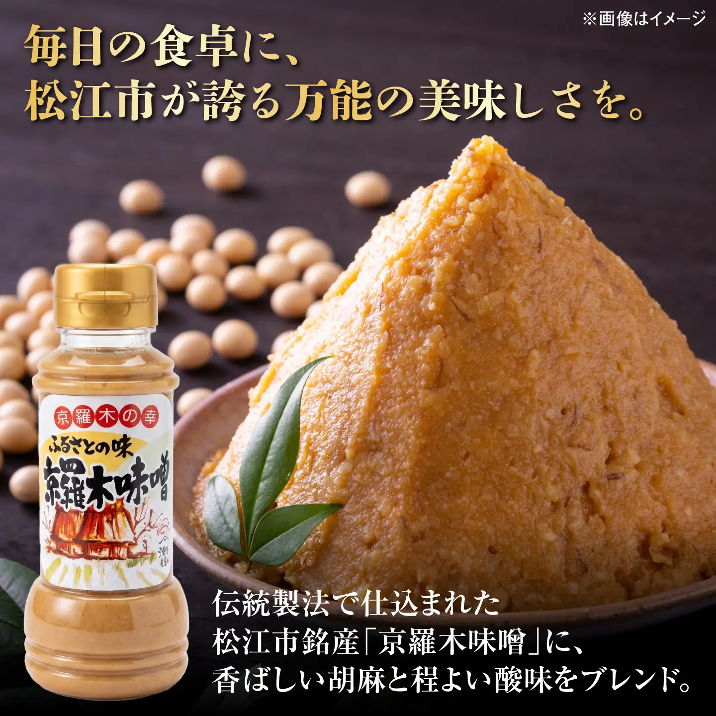 胡麻味噌ドレッシング2本　島根県松江市/株式会社ナレッジリンクス[ALBR014]