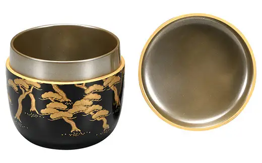 輪島塗　棗（富士山蒔絵） wa013 塗　棗　茶　漆器　漆器