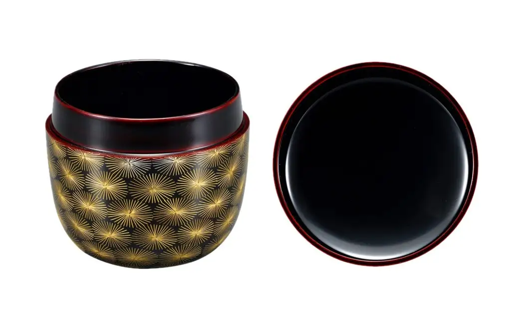 輪島塗　中棗（唐松） wa013 塗　棗　茶　漆器　漆器
