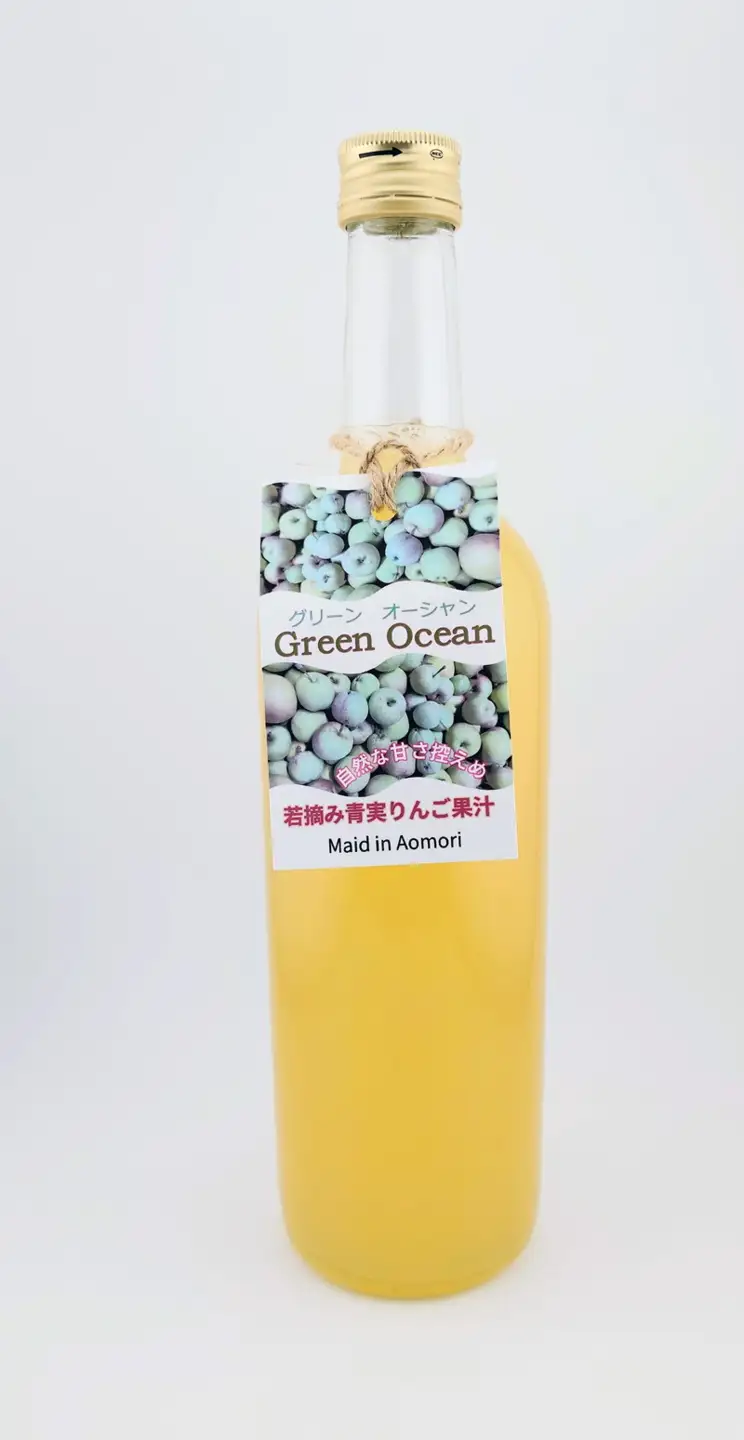 りんごジュース 甘さ控えめ 720ml×2本 GreenOcean りんごジュース