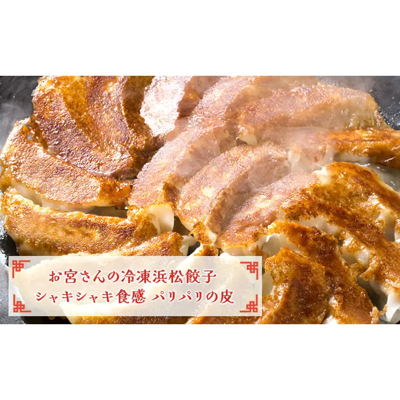 「お宮さんの冷凍浜松餃子18個」 餃子 ぎょうざ ギョウザ シャキシャキ食感 パリパリの皮 浜松餃子 冷凍餃子 冷凍 惣菜 おつまみ 中華 点心 静岡 浜松市