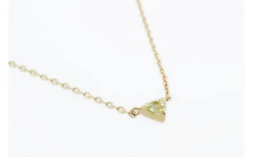 8月 誕生石 K18イエローゴールドペリドットネックレス [工房グリーム 山梨県 中央市 21470834] アクセサリー ジュエリー プレゼント ギフト 贈りもの