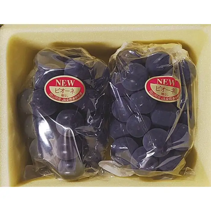 ニューピオーネ 2房(約1.1kg) 化粧箱入り 岡山県産