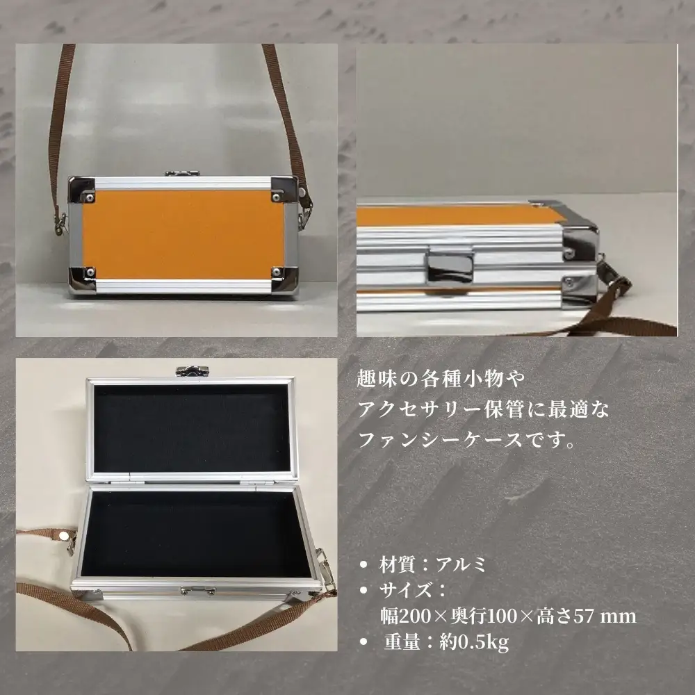ファンシーケース［レザー/オレンジ］